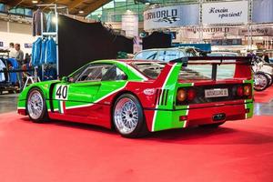 FRIEDRICHSHAFEN - MAY 2019 red green FERRARI F40 1989 at Motorworld Classics Bodensee on May 11, 2019 in Friedrichshafen, Germany photo