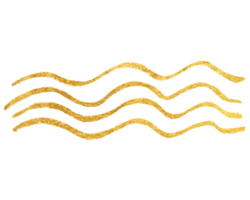 textura de pincel de brilho dourado png