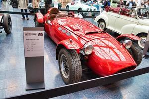 FRIEDRICHSHAFEN - MAY 2019 red JAGUAR RONART W152 1973 racing cabrio roadster at Motorworld Classics Bodensee on May 11, 2019 in Friedrichshafen, Germany photo