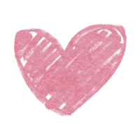 San Valentino cuori disegnati a mano png