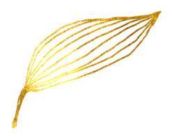 feuille d'or scintillant métallique png