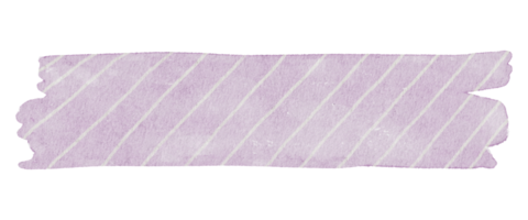 washi tape aquarel element om te versieren png