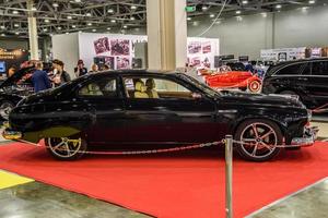 MOSCOW - AUG 2016 GAZ-12 ZIM tuning presented at MIAS Moscow International Automobile Salon on August 20, 2016 in Moscow, Russia photo