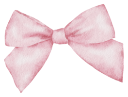 Ribbon bow ornament watercolor clipart png