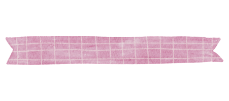 washi tape akvarell element för att dekorera png