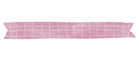 Washi tape watercolor element for decorate png