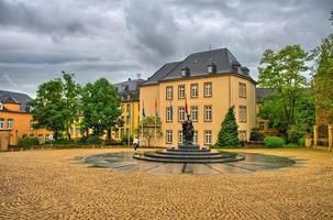 Typical architecture in Luxembourg, Benelux, HDR photo