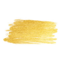 textura de pincel de brillo dorado png