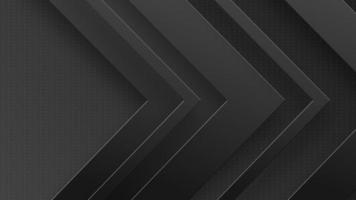 Abstract tech geometric black shapes seamless loop motion graphics elegant business presentation background. photo