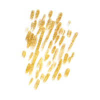 textura de pincel de brilho dourado png