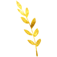 feuille d'or scintillant métallique png