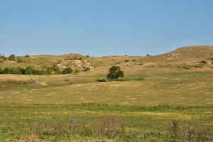 Scenic Foothills and Valleys in the Summer Time photo