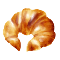 set di pane e pasticceria di grano panetteria pittura ad acquerello llustration png