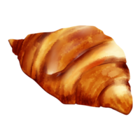 set di pane e pasticceria di grano panetteria pittura ad acquerello llustration png