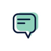 chat messaging icon illustration vector