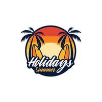 badge holiday illustration design vector