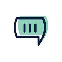 chat messaging icon illustration vector