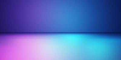3d rendering of purple and blue abstract room background. Scene for advertising, technology, showcase, banner, cosmetic, business, sport, metaverse, interior. Sci-Fi Illustration. Product display