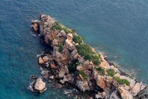 Beach In High Angle View, Amazing Seascape Of Thailand Famous Tourism Destination photo