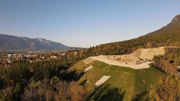 Liechtenstein paisaje con vertedero foto