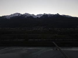 Mountains in Liechtenstein photo