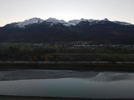 Mountains in Liechtenstein photo