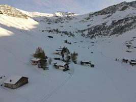 invierno en malbun, liechtenstein foto