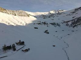 invierno en malbun, liechtenstein foto