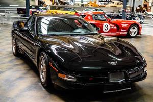 SINSHEIM, GERMANY - MAI 2022 black coupe Chevrolet Corvette C5 photo