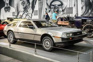 SINSHEIM, GERMANY - MAI 2022 silver DeLorean Sports Car 1981 photo