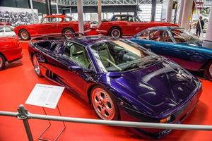 SINSHEIM, GERMANY - MAI 2022 violet purple Lamborghini Diablo VT Roadster photo