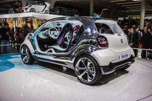 FRANKFURT - SEPT 21 Smart Fourjoy presented as world premiere at the 65th IAA Internationale Automobil Ausstellung on September 21, 2013 in Frankfurt, Germany photo