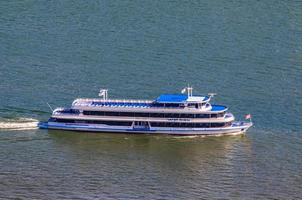 RUEDESHEIM GERMANY - JUL 2012 VATER RHEIN ship, Rhein river on July 22, 2012 in Ruedesheim, Germany photo