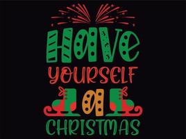 Christmas t-shirt design vector file