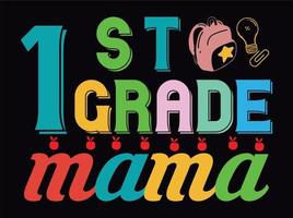 Back to school t-shirt design file vector
