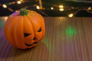 The Halloween  in night light background image. photo