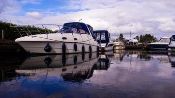 Norfolk Broads boat moorings photo