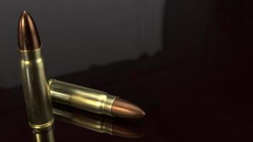 bullets 3d rendering for  abstract background. photo