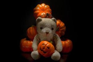 The Halloween background dark tone image background. photo