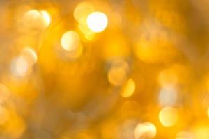 golden bokeh abstract image for background. photo