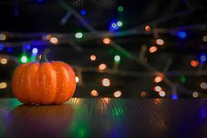 The Halloween  in night light background image. photo