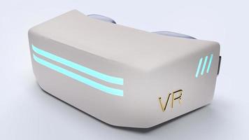 Virtual reality   headset  it equipment 3d rendering for technology content. photo