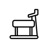 running fitness machine icon vector outline illustration