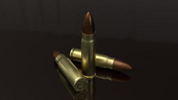 bullets 3d rendering for  abstract background. photo