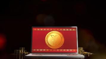 The yuan digital for business concept photo