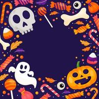 Halloween Trick of Treat Background vector