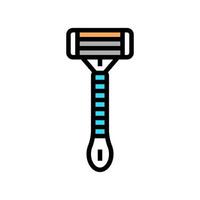 razor tool color icon vector illustration