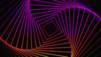 abstrakter lichtillustrationseffekt des neons, unendlichkeit t futuristische grafik unendlicher strahlwirbel nachttapetenelementenergieraumschleife magische bewegung formt laser, runde energieglanzwelle elektrische moderne kunst video
