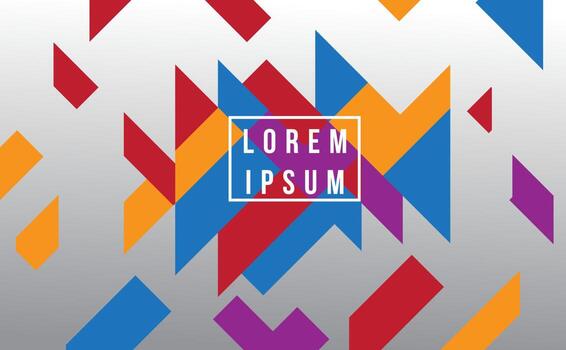 fondo de vector geométrico minimalista degradado