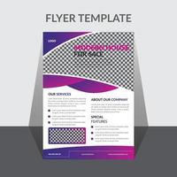 modern business flyer design template